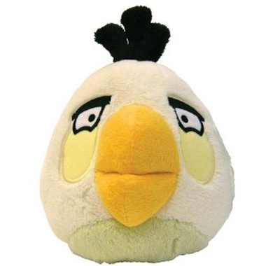 Peluche del pájaro blanco con sonido de Angry Birds (10 cm)