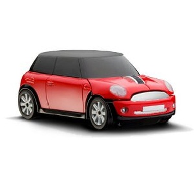 Ratón inalámbrico BMW Mini Cooper Rojo