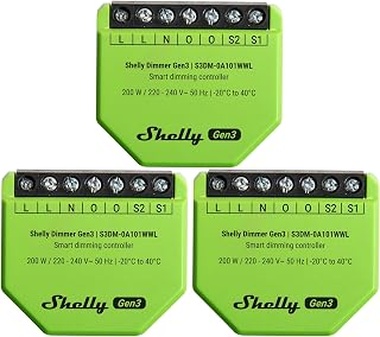 SHELLY 3 reguladores empotrados Gen3