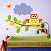 Vinilo decorativo infantil "Búho de día"