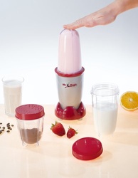 Batidora multifunción, color rojo/gris