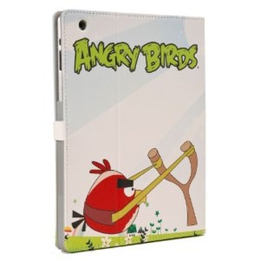 Funda de estructura rígida tipo folio de Angry Birds para Apple iPad 2 y 3