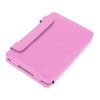 Funda Y Cubierta rosa de Piel Auténtica con soporte para Kindle 4.