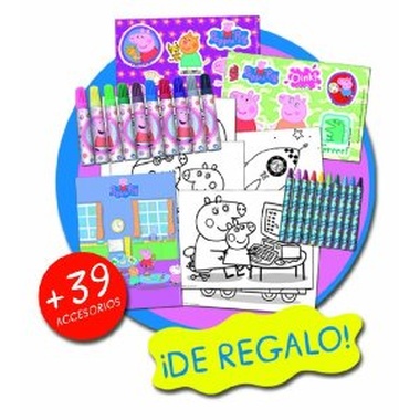 Pizarra y accesorios Peppa Pig