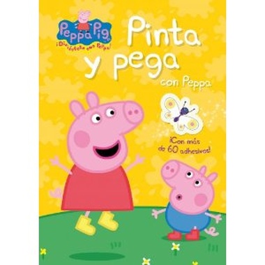 Libro pinta y pega con Peppa