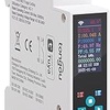 TONGOU Medidor de Consumo Eléctrico wifi, 1P+N/ 240vac Pantalla LCD en colores incorporada WIFI Inteligente Interruptor Medidor Energia, Compatible con Alexa, Smart life/Tuya Contador Eléctrico wifi