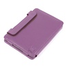 Funda Y Cubierta lila De Piel Auténtica con soporte para Kindle 4.