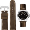 Correa de reloj, correa de repuesto de cuero vintage, correa para relojes, correa de repuesto de cuero genuino Suave impermeable con herramientas 20mm 22mm 24mm 26mm para Panerai