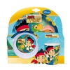 Jake y los Piratas de Nunca Jamás - Vajilla infantil de 3 piezas