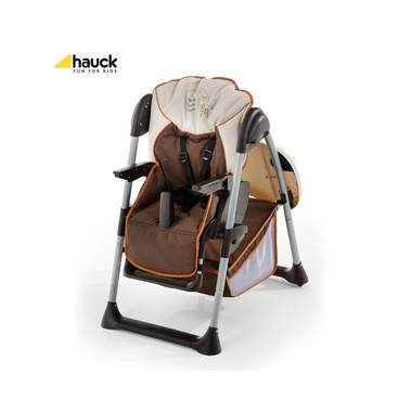 Trona para bebé en marrón y beige multiposición