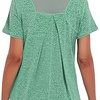 Camiseta Deporte Mujer Cuello Redondo con Malla
