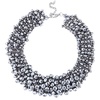 Collar de cristales y bolitas