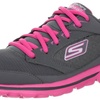Skechers GO Walk Baby en gris y rosa