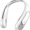 Ventilador de Cuello, 6000mAh Sin Aspas Neck Fan (Blanco) | 4 Velocidades, USB Recargable, Ventilador Portátil Cuello para Hombre, Mujer, Viajes, Deportes, Trabajo, Interior y Exterior