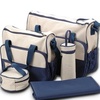 Set de 5 Bolsos para bebé en azul