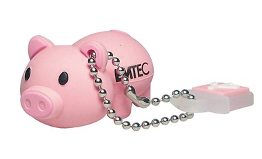 Pendrive cerdito 4GB Emtec animales