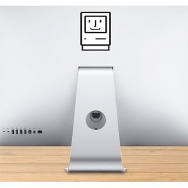 Vinilo Decorativo Viejo Mac Apple - Ipad y Mac Mini
