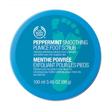 Exfoliante para pies de menta de The Body Shop