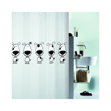 Cortina de baño opaca 