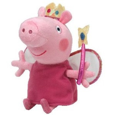 Peluche - Peppa Pig princesa 16cm