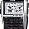 Reloj de Pulsera de Acero Inoxidable Estilo Computadora para Hombre, Reloj con Calculadora, Reloj LED Multifuncional, Caja de Plástico.