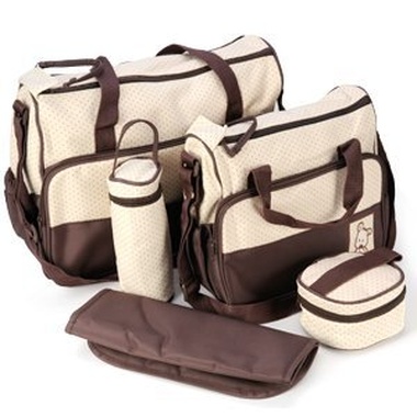 Kit de cinco Bolsos Bebé