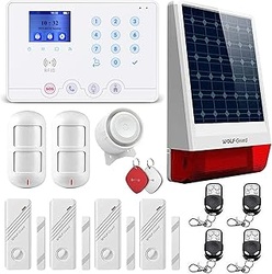Wolf-Guard W4Q Alarmas para Casa con Exterior Sirena, Alarma 4G Wi-Fi para el Hogar