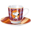 Taza y plato de café (100 ml)  Snoopy motivo papel pintado