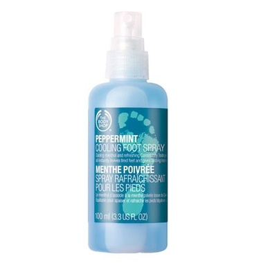 Spray refrescante de menta para pies de The Body Shop