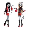 Monster High - Muñecas gemelas Werecat Meowlady & Purrsephone