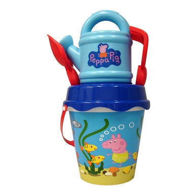 Set con cubo de playa y regadera de Peppa Pig