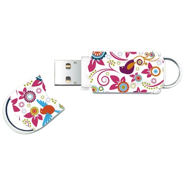 Pen drive 4GB motivo pájaros a color