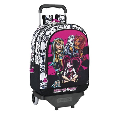 Monster High Mochila Grande Con Ruedas