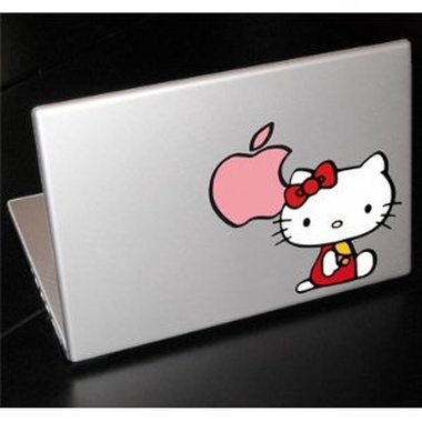 Vinilo Hello Kitty Mac, Ipad y Mac Mini