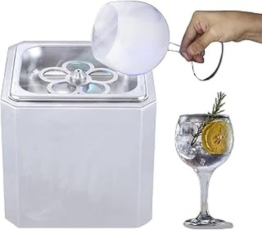 Enfriador De Copas, Escarchador De Vidrio CO2, Enfriador De Vidrio para Vino De Acero Inoxidable, Enfriador Instantáneo De Bebidas para Cócteles, Cerveza, Bebidas Mixtas, Vino, Bar