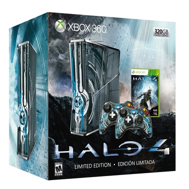 Pack Xbox 360 320 Gb + Halo 4 + 2 Mandos