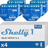 Shelly Plus 1 - Conmutador WLAN, paquete de 4 unidades