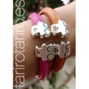 Pulsera de cuero con ositos de Tariro Tariro