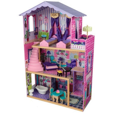 Casa de muñecas rosa