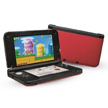 Nintendo 3DS XL, Color Negro y Rojo