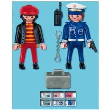 Juguete: Playmobil policía y ladrón