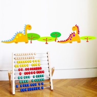 Vinilo decorativo infantil "Dinosaurios"