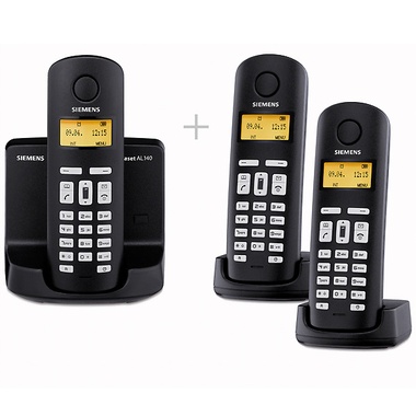Teléfono inalámbrico Siemens AL140 Dect Gigaset Trío