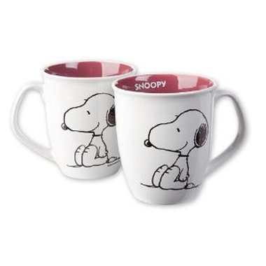 Taza blanca (350 ml) Snoopy