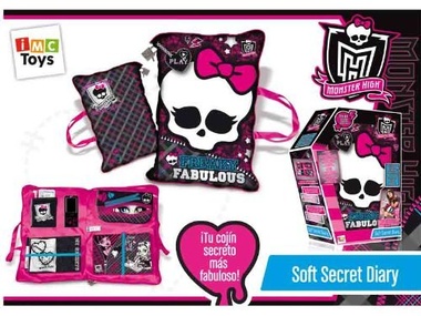 Monster High: Cojín Diario Secreto con altavoz