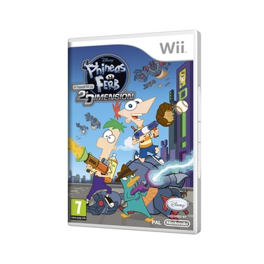 Videojuego para Wii Phineas and Pherb en la segunda dimensión