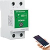 DEWIN WiFi Temporizador Inteligente, 2P CA 230V 63A Rele WiFi Interruptor Inteligente Tuya App Control Temporizador con Programación Instalación en Carril DIN GTS8-W