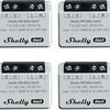 Shelly PM Mini Gen 3 | Juego de 4 | Medidor de potencia inteligente WiFi y Bluetooth de 1 canal 16 A | Domótica | Compatible con Alexa y Google Home | Aplicación iOS Android | No requiere concentrador