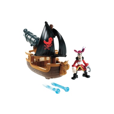 Jake y los piratas de Nunca Jamás - Barco cañonero y Garfio