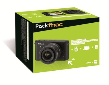 Nikon J1 + 10-30 + 30-110 VR Negro Kit Cámara EVIL Digital